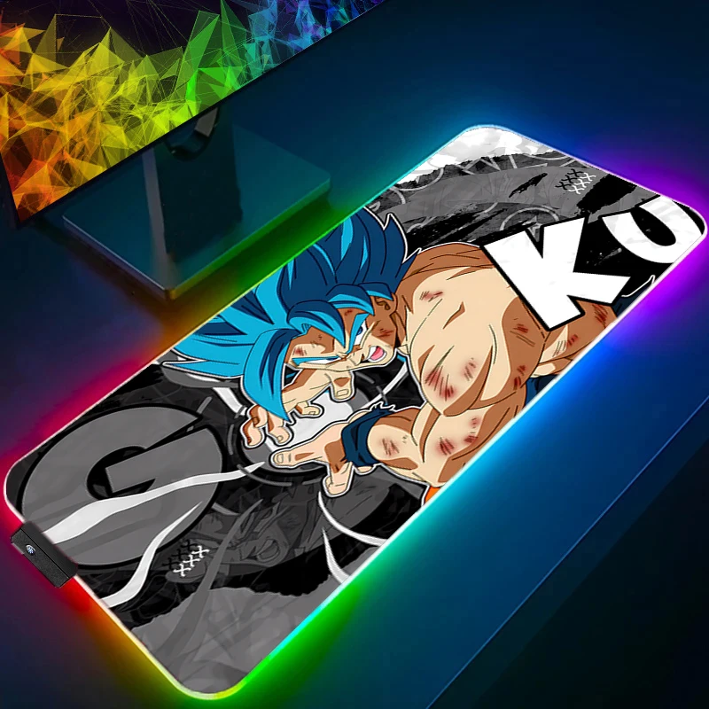 

RGB Mouse pad dragon Ball gaming accessories computer keyboard gamer Designed specifically Backlight XXL LED 900x400 mousepad