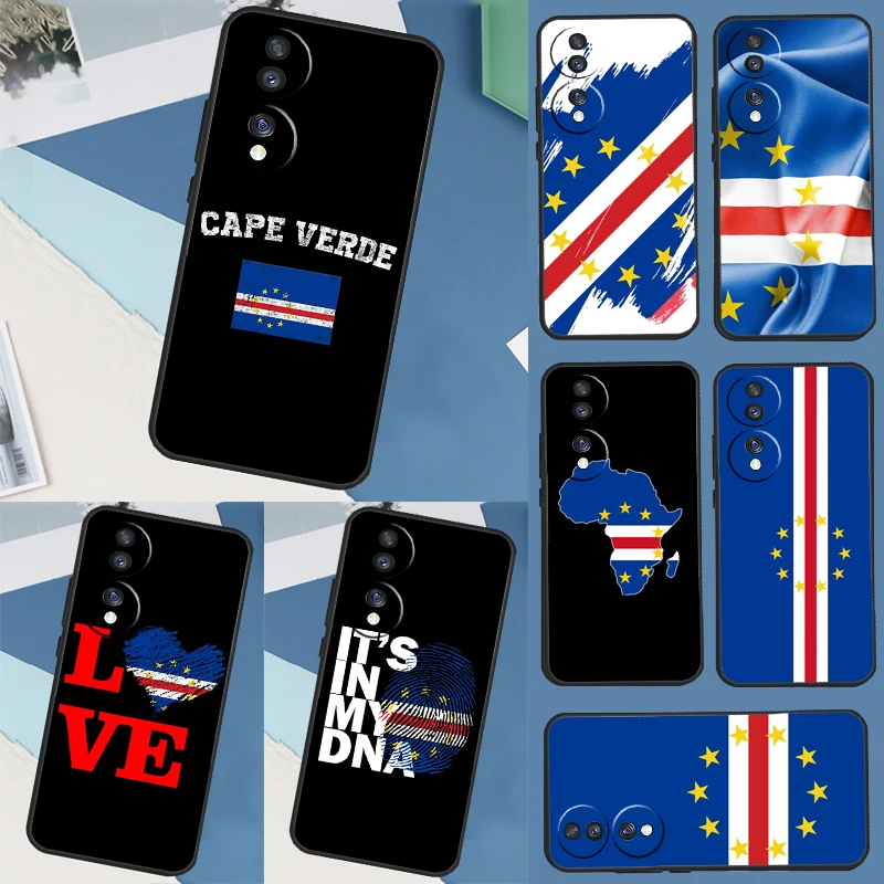 Cape Verde Flag Coat of Arms Case For Huawei P20 P30 Pro P40 Lite P Smart Z Nova 9 Honor X8 X9a 50 70 Magic 5 Pro Cover