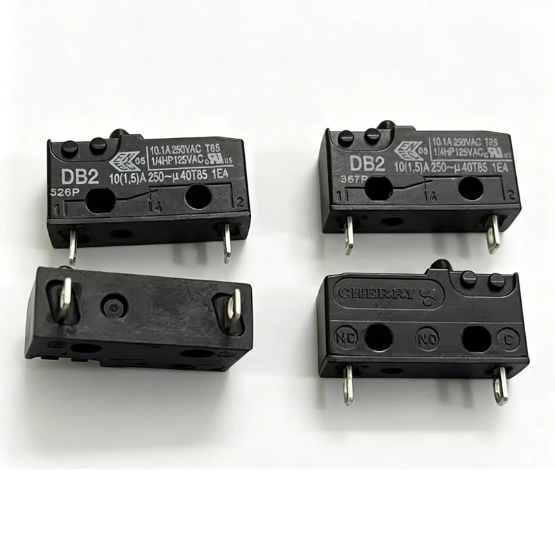 2pcs/lots Germany CHERRY DB2 10.1A Medium Micro Travel Limit Reset Pushbutton 2 Pins Normally Closed Function