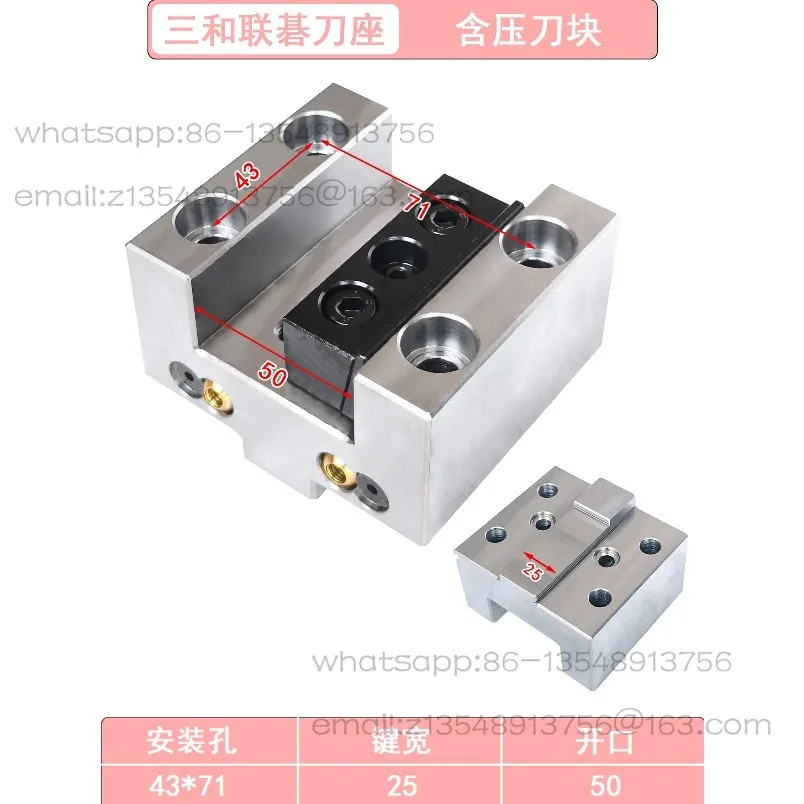 Numerical control tool holder CK400K servo turret boring tool sleeve diamond core end face, spot