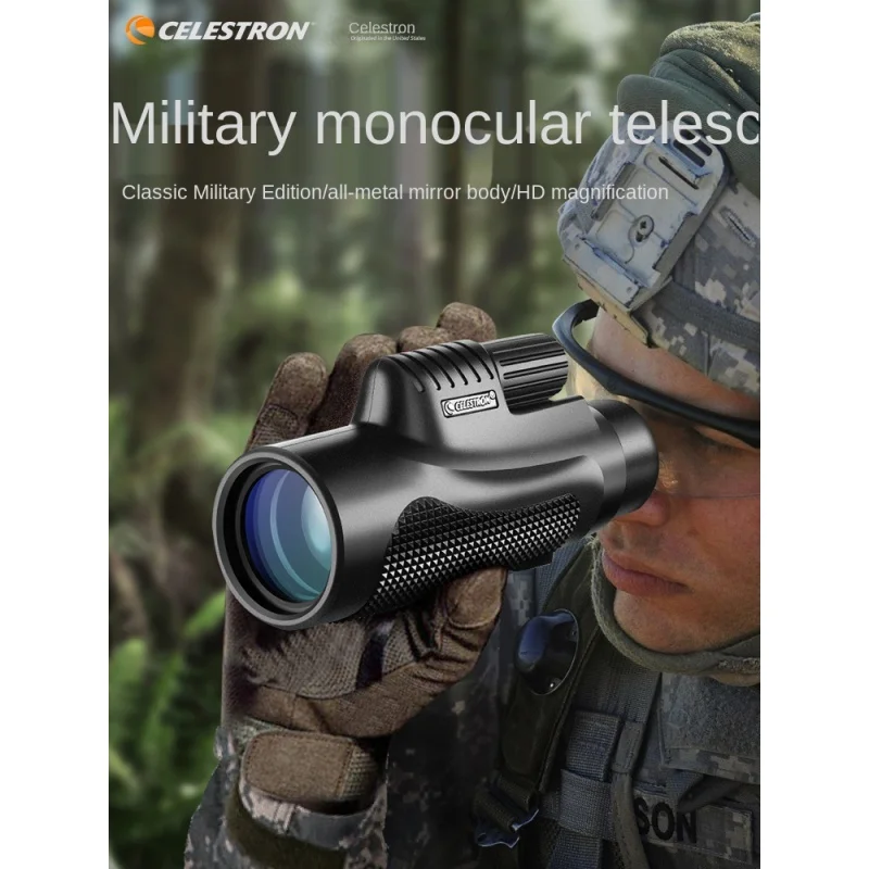 

Celestron Powerful10X42 Monocular Waterproof and Fog Proof Bak-4 High-Quality Optics Portable Military Telescope