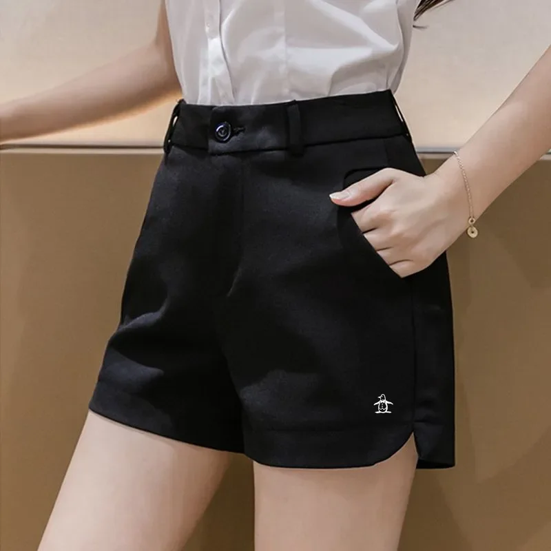 High Quality Golf Shorts Women Golf Wear 2026 Summer New Suit Shorts Fashion Versatile Wide-leg Pants Women Golf Clothing