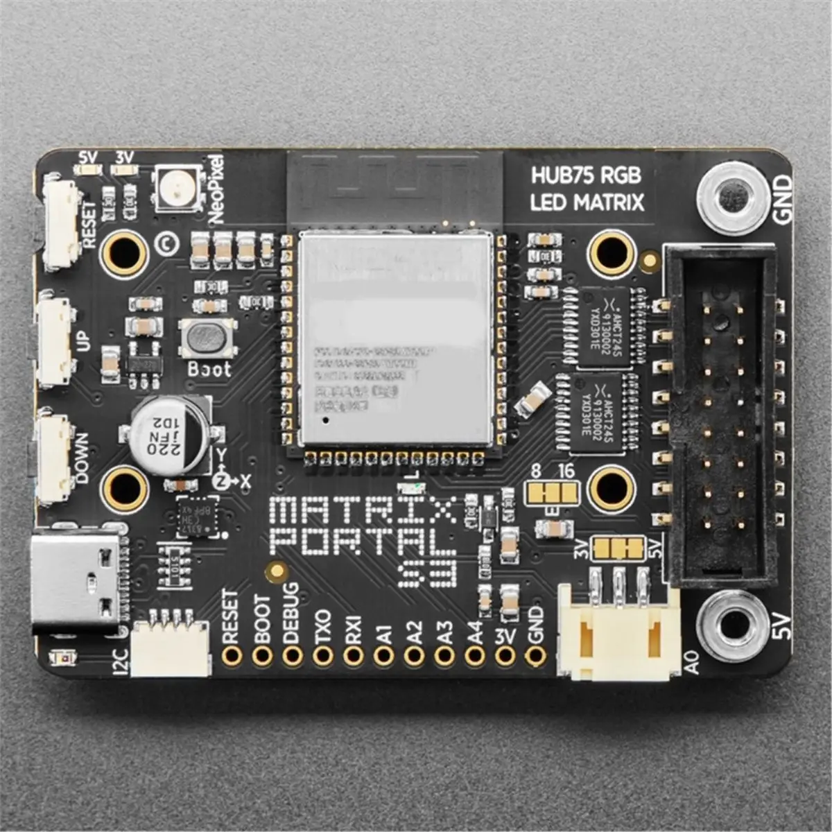 

Новый электронный модуль 5778 для Matrix Portal с поддержкой CircuitPython, интернет-дисплеем, Wi-Fi и Bluetooth