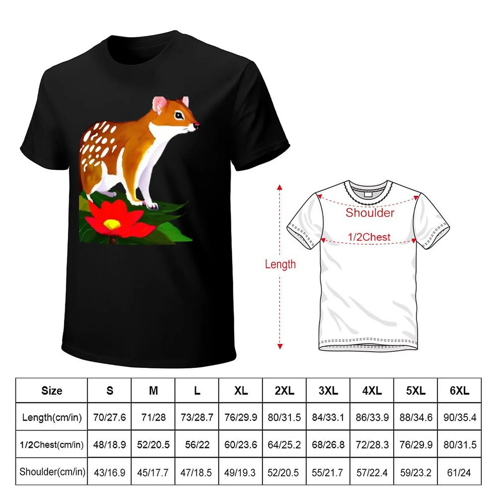Endangered Species Spotted Quoll T-Shirt Plus Size Loose Fit T-Shirt