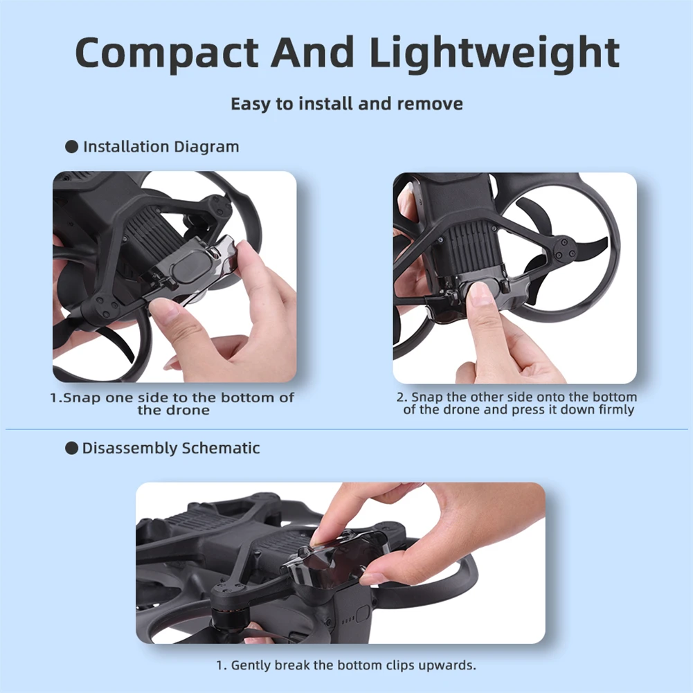 Gimbal Protector Cover Camera Lens Cap Compatible For AVATA 2 Drone Accessories Transparent Lens Cover Dust-proof Cap Protector