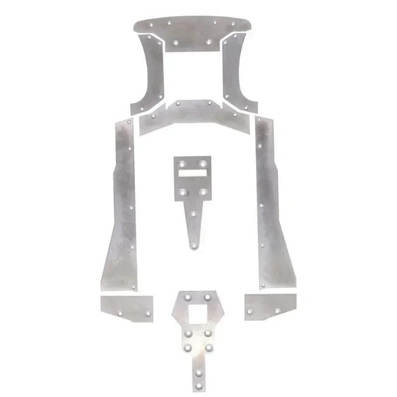 Steel Front Bumper Chassis Armor Protector Anti Skid Plate for ARRMA 1/7 Felony Infraction Limitless RC Car