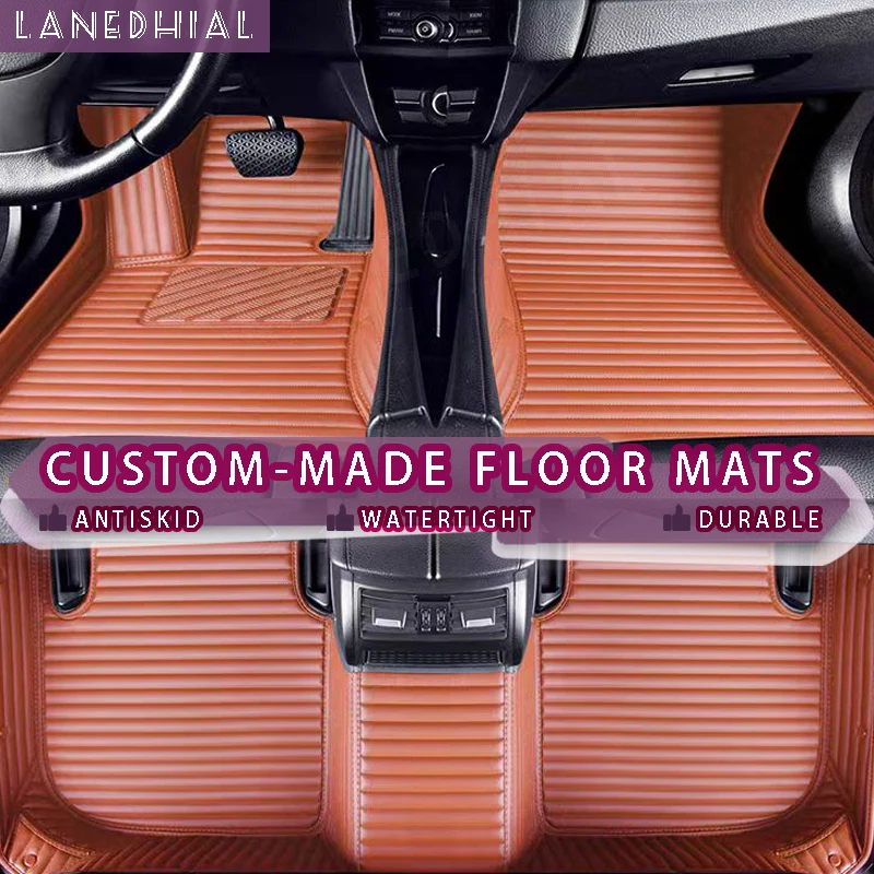 

High Quality High-end Custom Leather Car Floor Mats For DS All Models DS-5 DS-6 DS-5LS Car-Styling Auto Accessories Carpet Cover