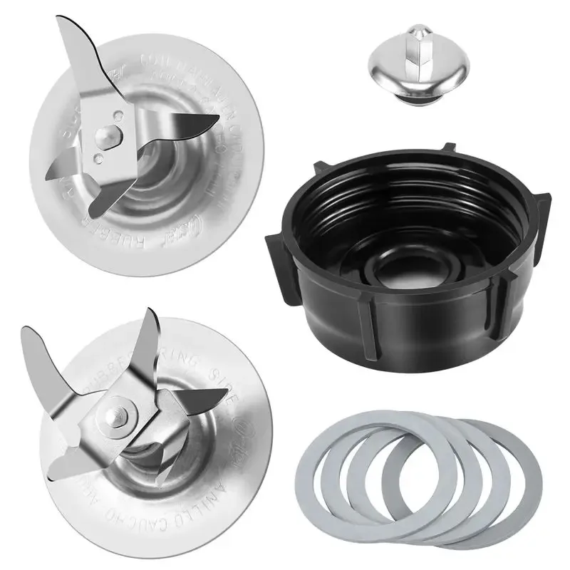 Oster Stainless Steel 4-Blade Cutter Assembly for Juicer, Blender & Food Processor - Universal Household Replacement Part