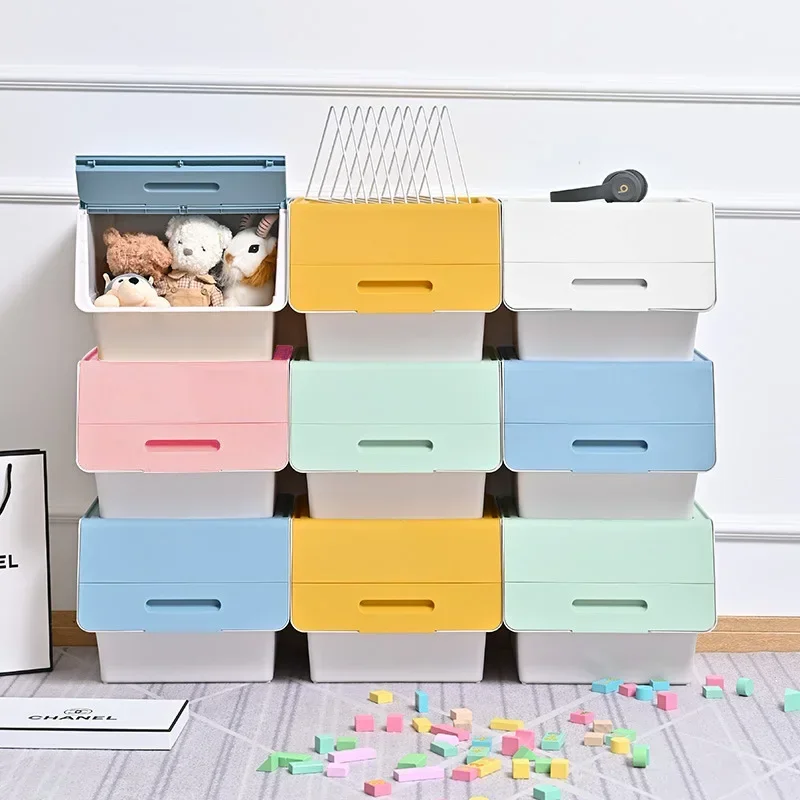 FrontOpening Storage Box, Children’s Toy Organizer, Thickened Home Storage Bin, EasyAccess Cabinet, MultiPurpose Solution.