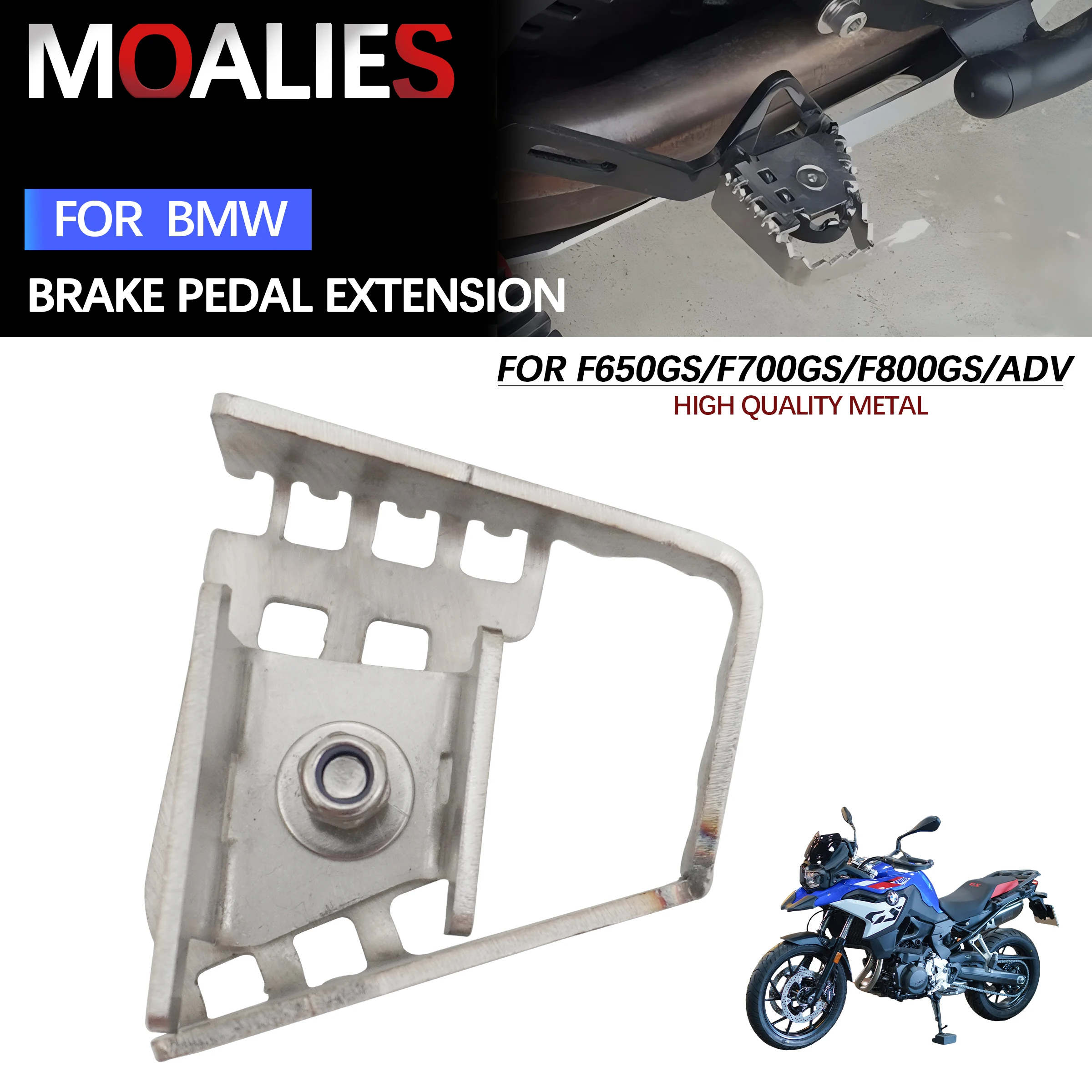 

For BMW F800GS F 800 GS F700GS F650GS Twin 2008-2018 Motorcycle Rear Brake Lever Pedal Extender Foot Enlarge Extension