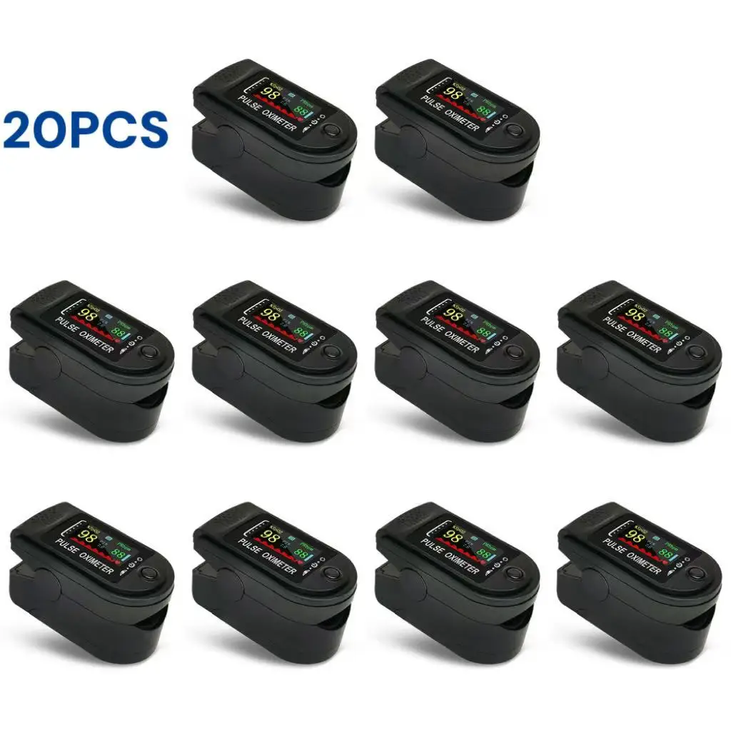 

20 Pieces Oximeters Medical Grade for Home Health Care Monitoring Oxygen Saturation Level