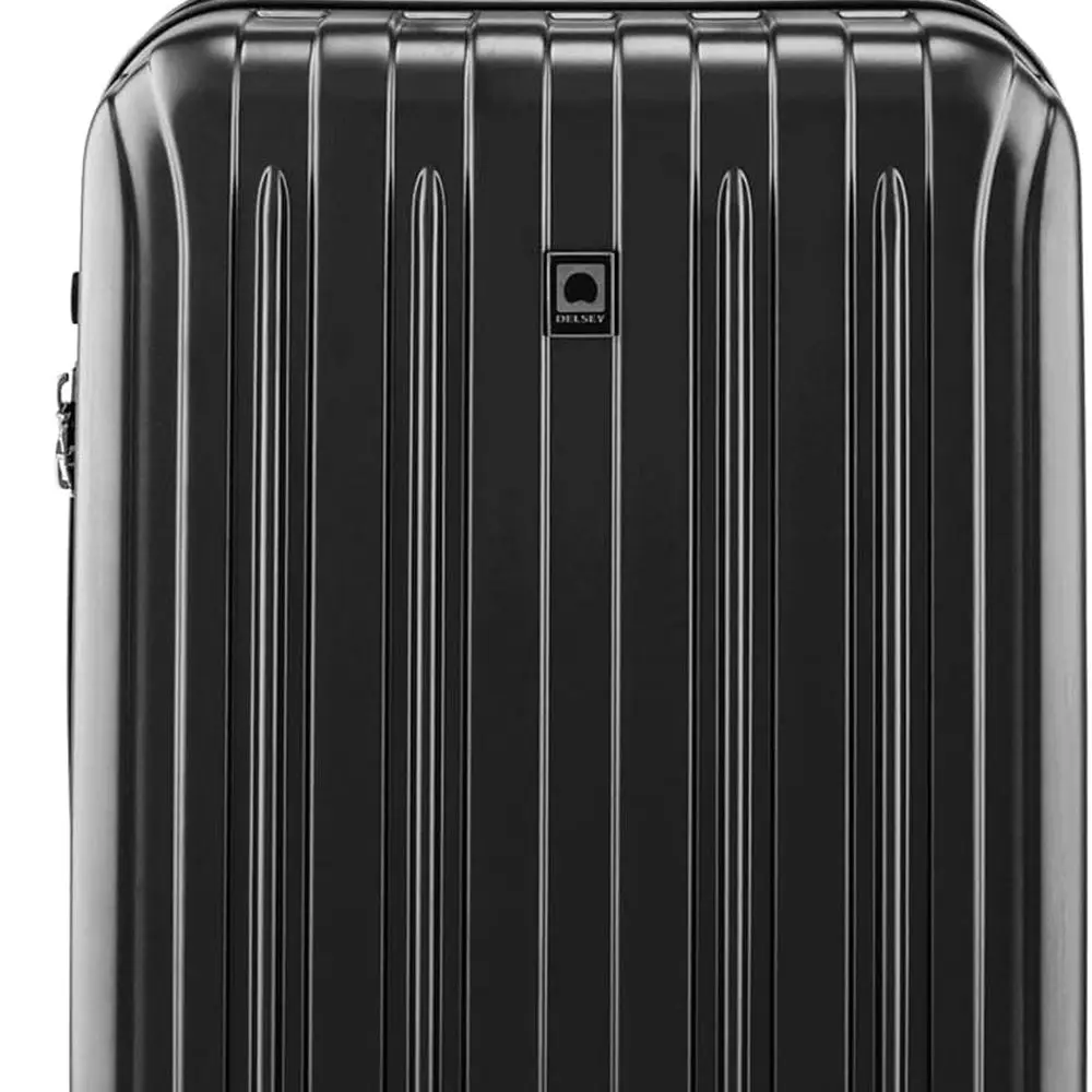 Expandable Hardside Spinner Luggage 21 Black, Titanium Paris Carry-On