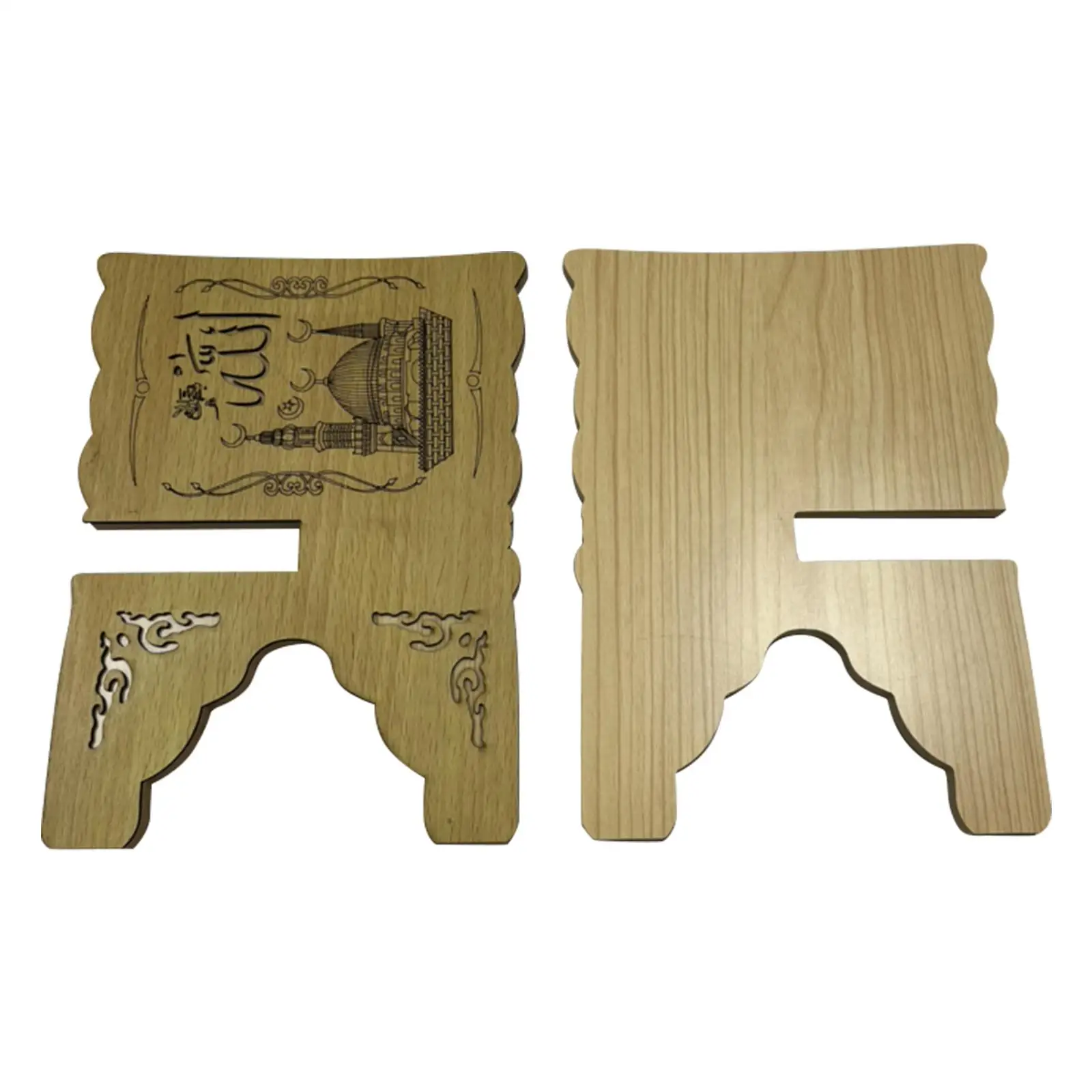 Rak Buku Dekoratif Alkitab Islam Rak Buku Rak Kantor Desktop Klasik Kayu