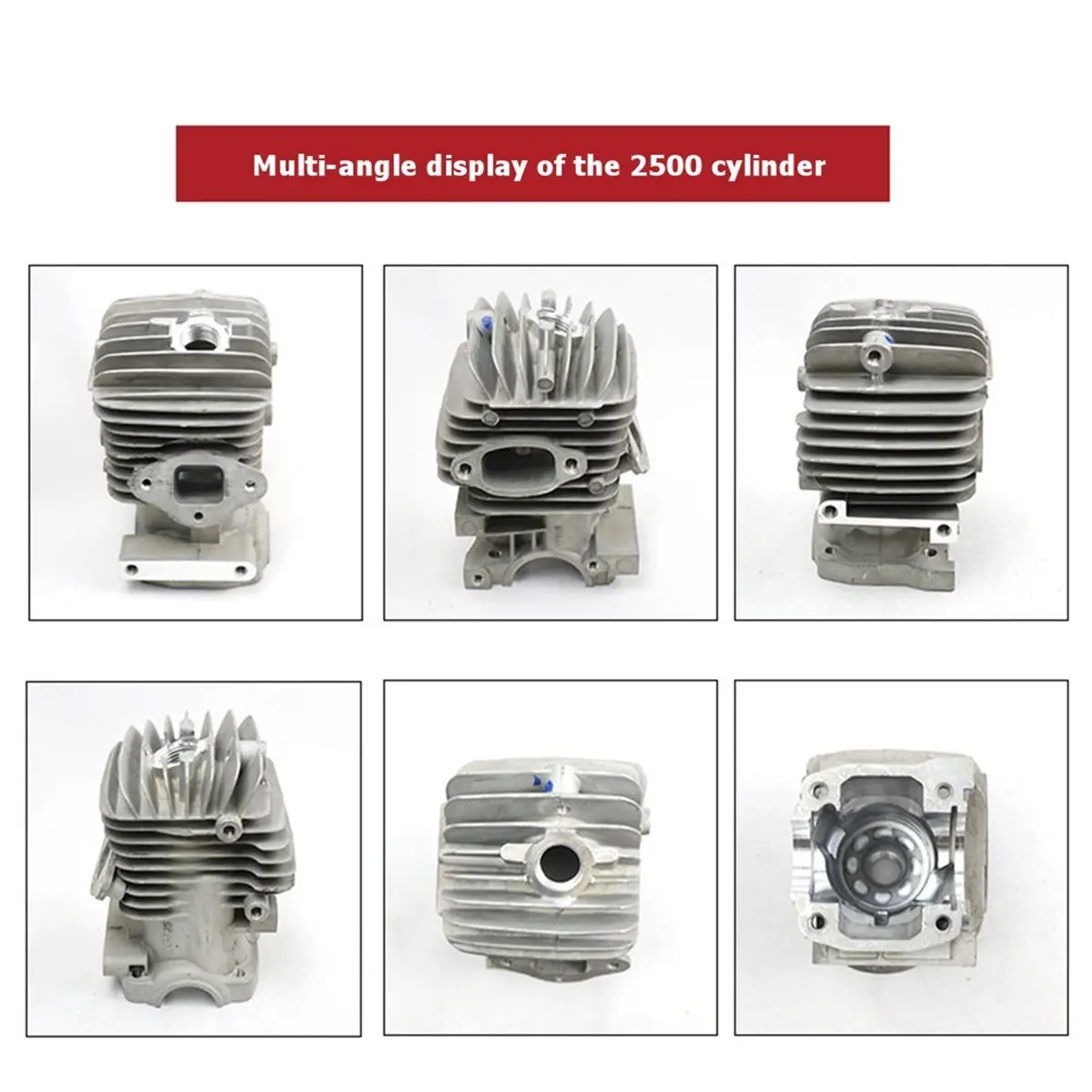 618 Mega Sale G2500 34mm Cylinder Piston Kit for Zenoah 2500 25cc Pruner Saw Chainsaw Spare Parts STIGA CJ300 ALPINA A305 TOPSUN