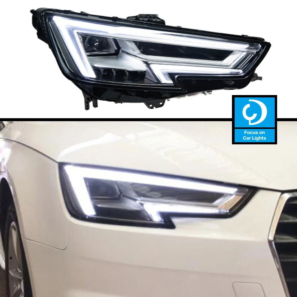 

AKD Car Styling for Audi A4 B9 Headlights 2017-2020 A4L LED Headlight Projector Lens DRL Head Lamp Automotive Accessories