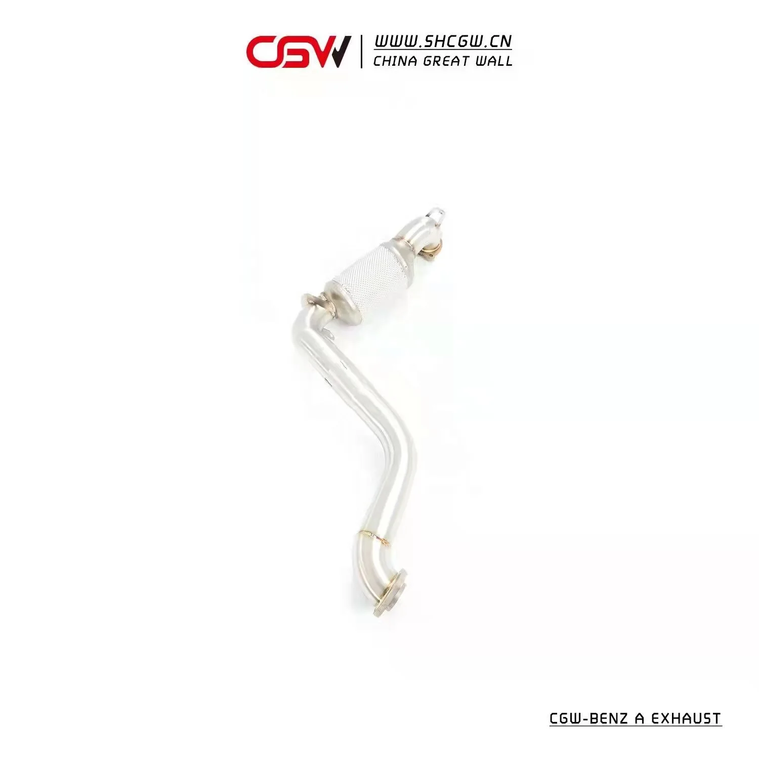 Active Sound 200 or 300 Cells Performance  Exhaust Downpipe for A35 Header