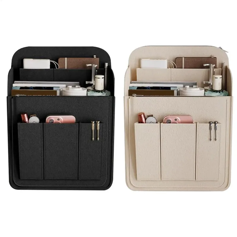 Backpack Insert Bag Felt Multi-Compartment Structured Storage Bag Insert Bag Large Capacity Organizer
