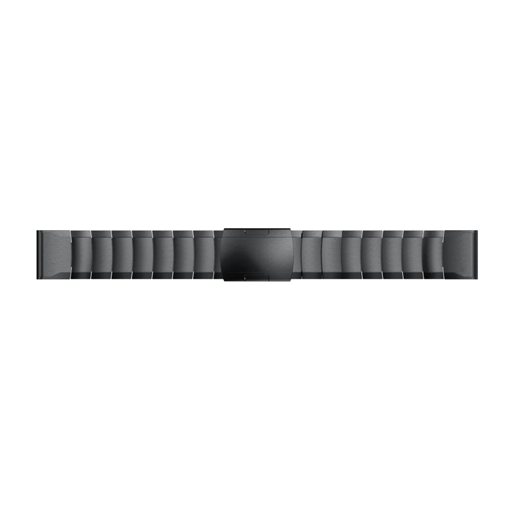

Smart Watch 26 Mm Metal Wristb Durable Waterproof Compatible Fenix5x Black Watchstrap Stainless Steel Quick Release For