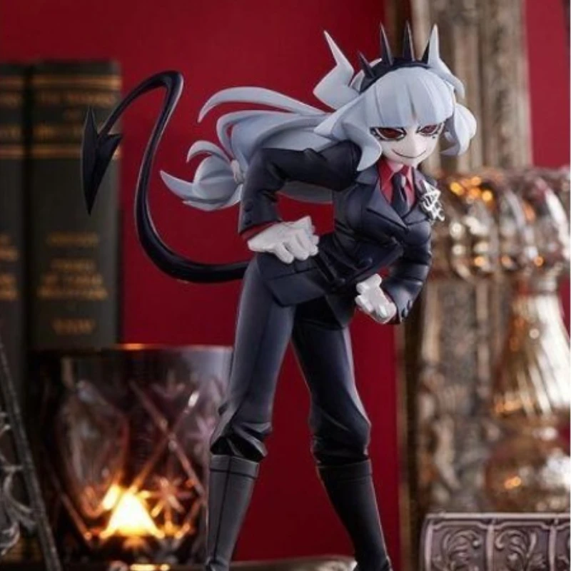 

18CM Lucifer Helltaker PVC Anime Figurine Model Toy Figure Collection Doll Gift