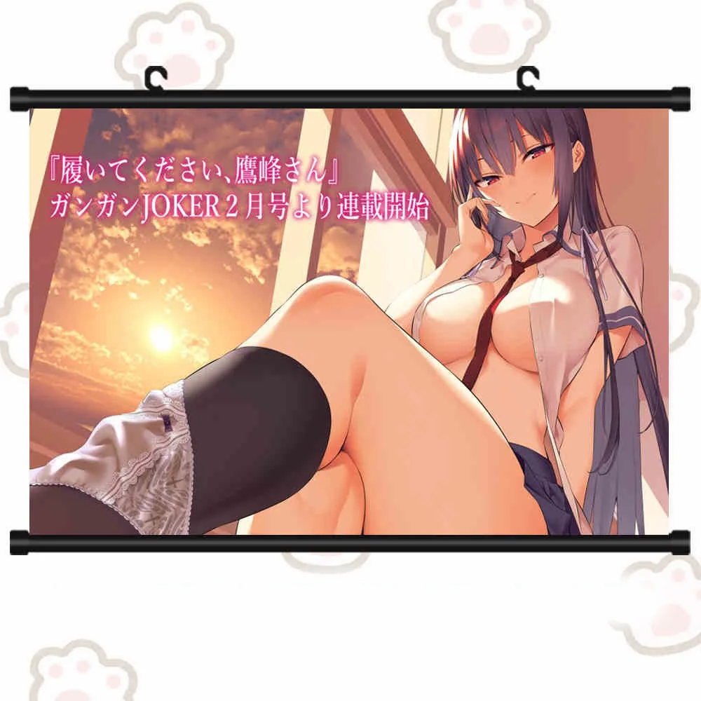 Anime Haite Kudasai Takamine-san Takane Poster Shirota Koushi Cosplay Cartoon Scorrimento Murale Appendere A Parete Poster Otaku Art Decor Regalo
