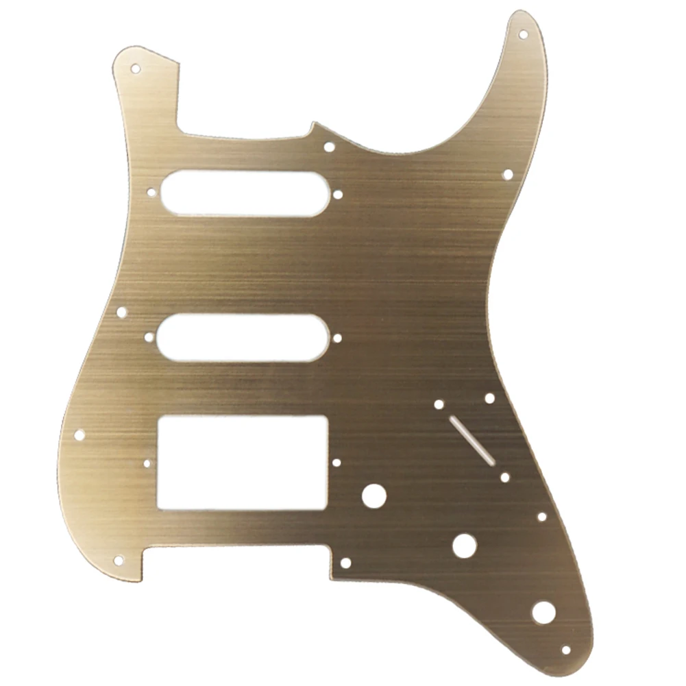 لوحة خدش معدنية للجيتار Pickguard مكونة من 11 فتحة لاستبدال ألومنيوم الجيتار الكهربائي SSH مصممة لتركيب الجسم القياسي #3