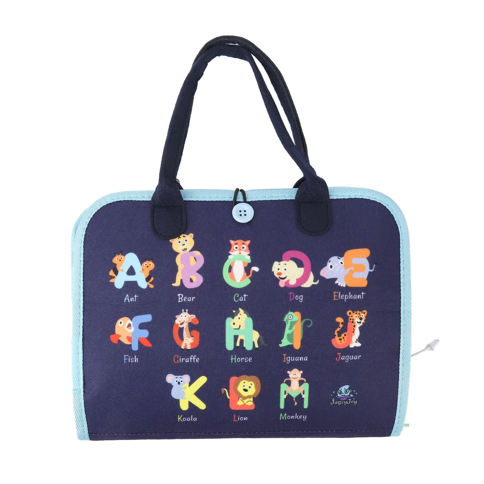 Dress Learning Bag Basic Life Skills Sensory Board Tie Shoe Laces and Buckle Felt Education Board for Kids Elderly