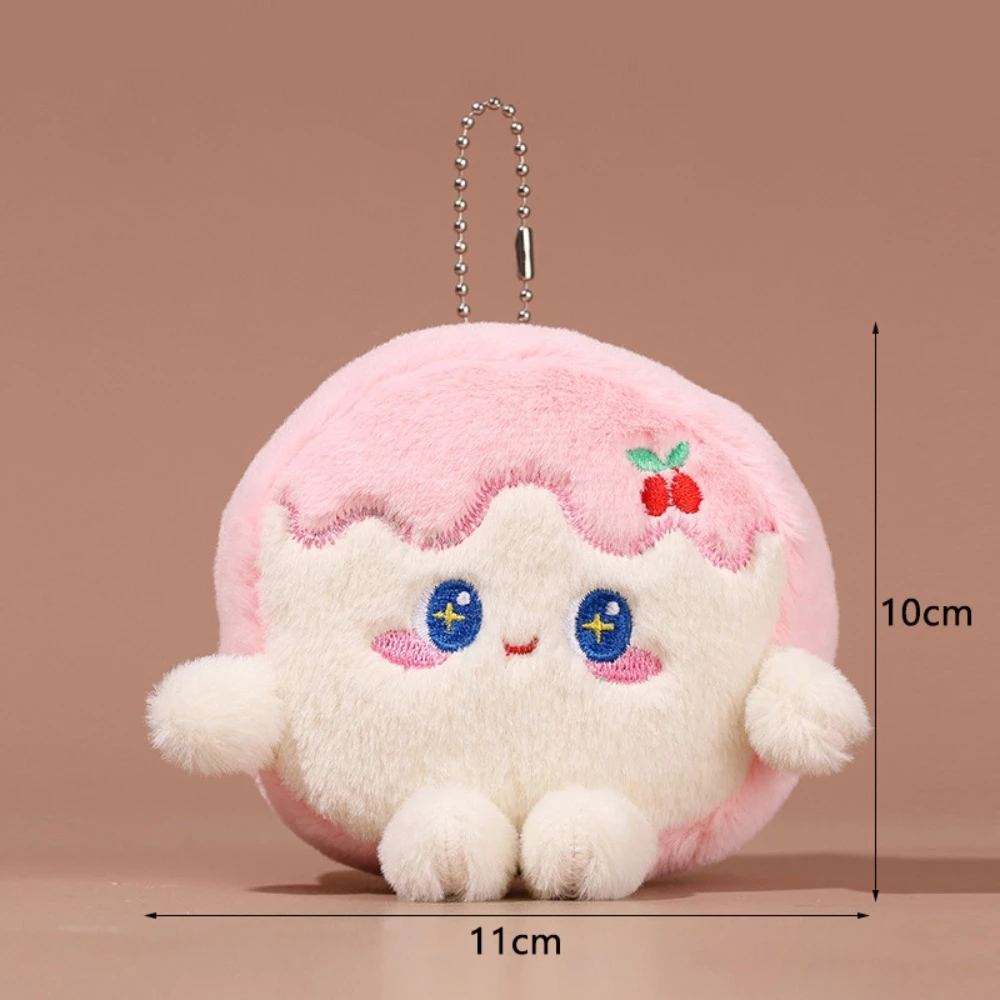 

Cartoon Hamburger Plush Doll Keychain Chicken Leg Cheese Stuffed Toys Key Chain Gifts French Fries Cute Bag Pendant Decoration