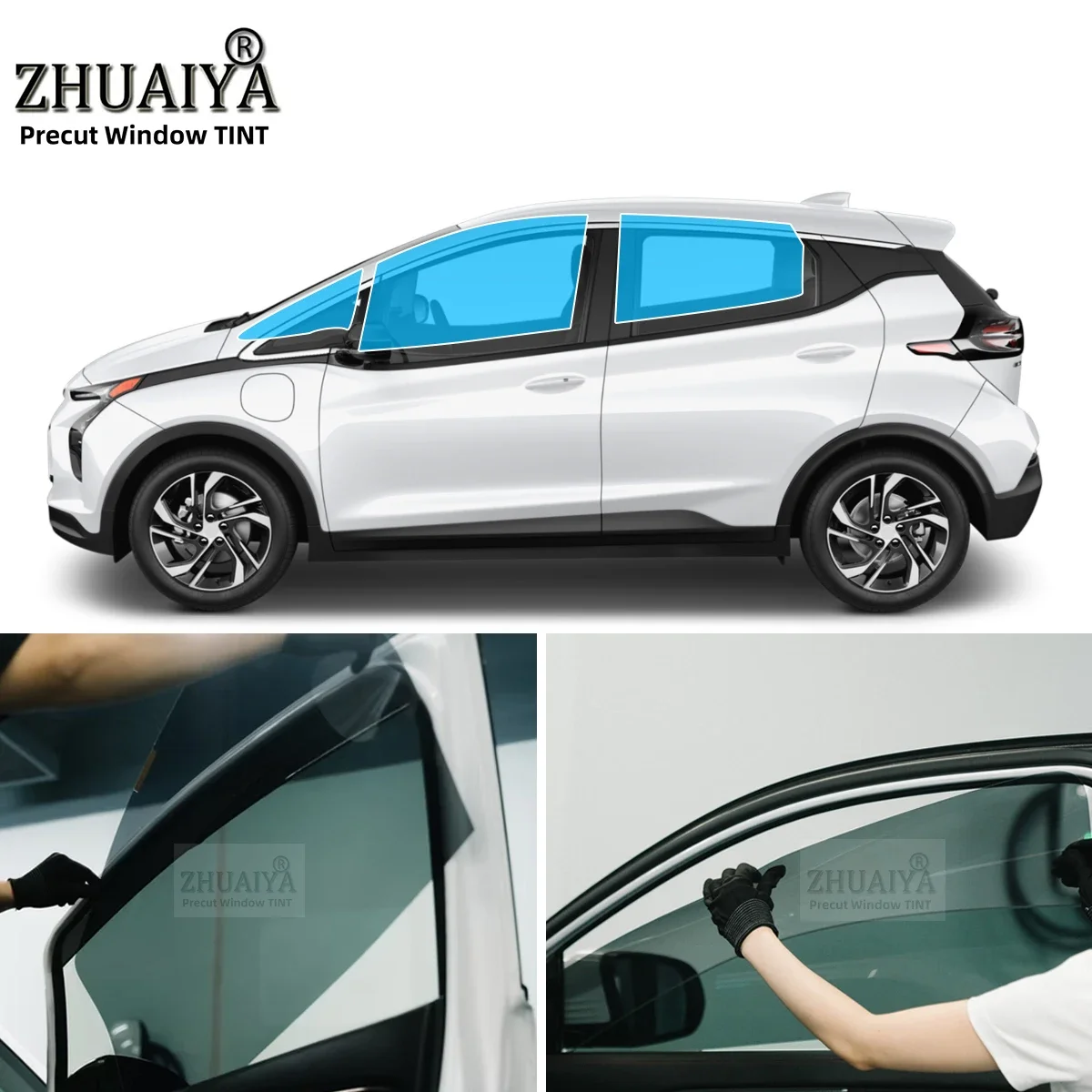 Precut Car Removable Window Tint Film Kit Front back Two Door Windows Tint Film For Chevrolet Bolt EV 4 DR HATCH 2022-2023