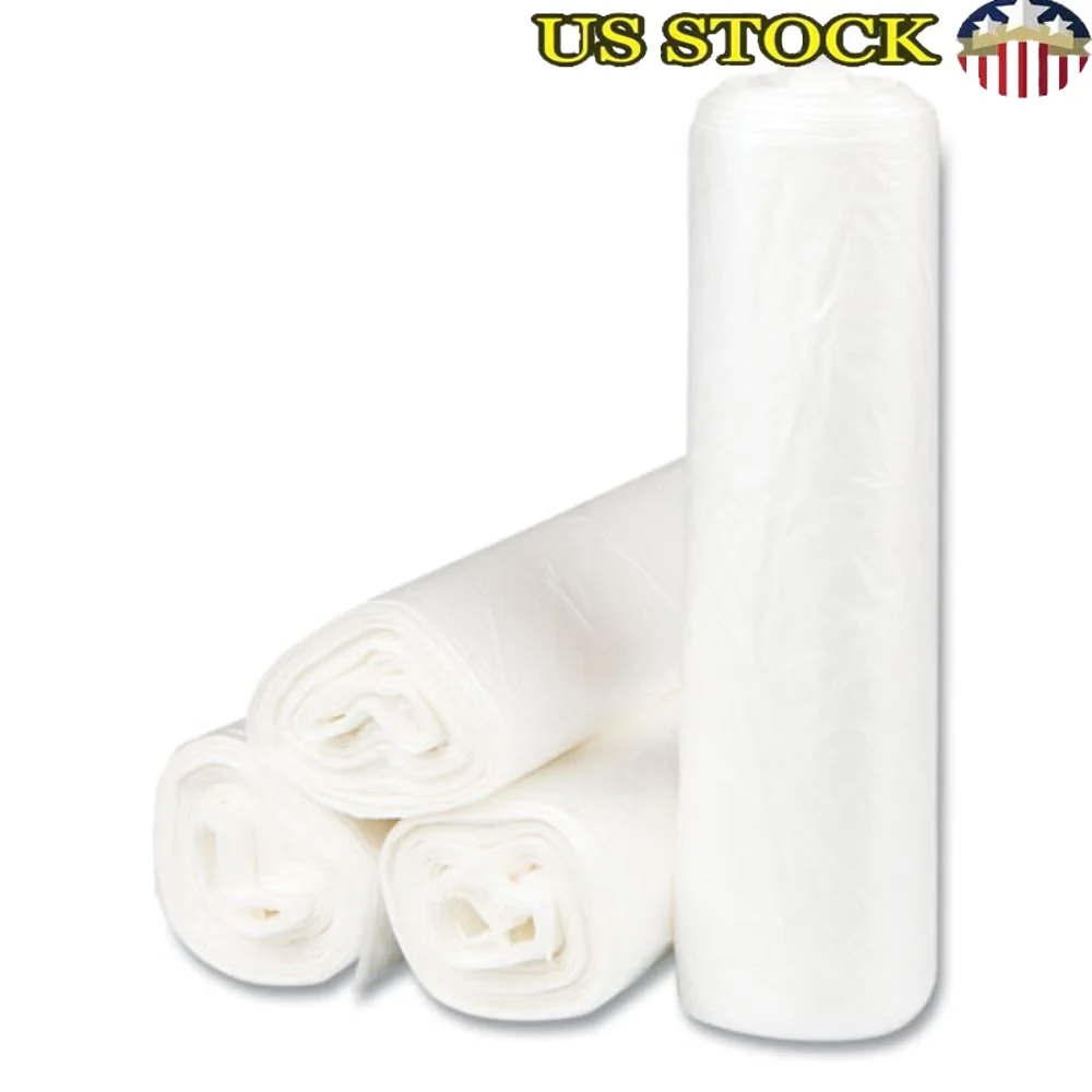 

High-Density 16-Gal Commercial Can Liners 24x33 Inches Heavy Duty Star-Sealed Bottom 1000 Count Clamshell Box Non-Scented