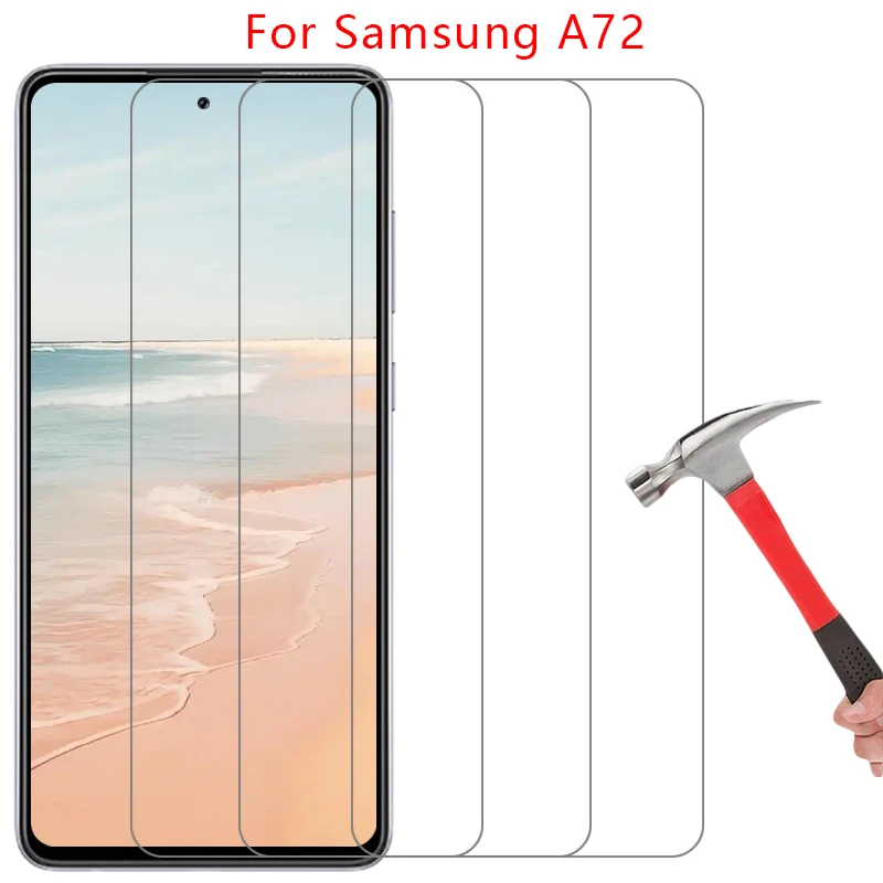 tempered glass for samsung galaxy a72 phone case on samsunga72 galaxya72 a 72 72a 4g 5g back cover 360 samsumg galxy a72case cas