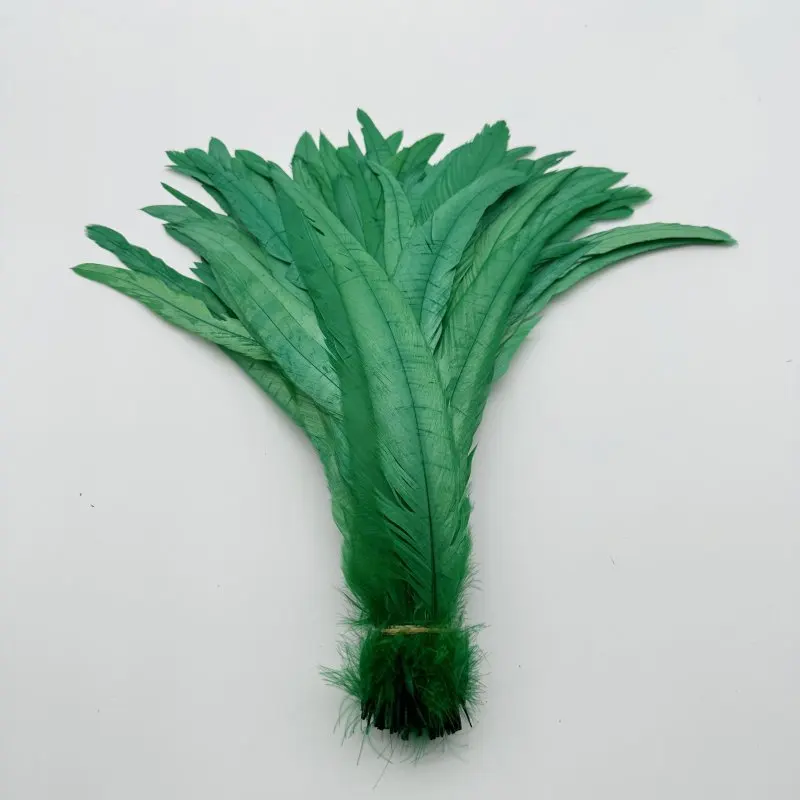 Rooster Tail Feather 25-40CM 100pcs DIY Clothing  Jewelry Accessories Wedding Party Supplies Performance Dance Carnival