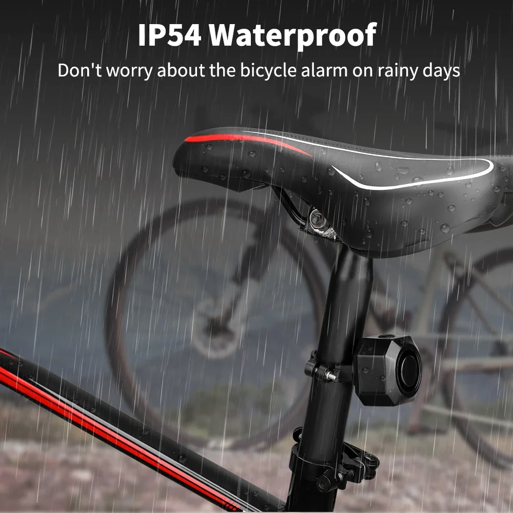 Elecpow Bicycle Alarm Wireless Waterproof Electric Scooter Motorcycle Bike Anti theft  Alarm Remote Control Security Protection