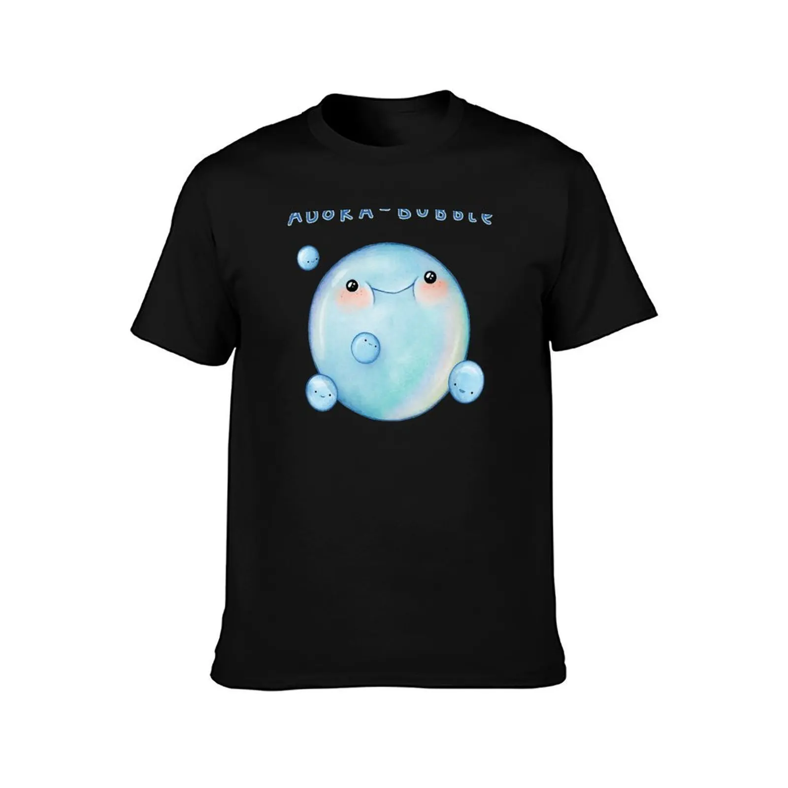 Adora-Bubble T-Shirt, Summer Casual Cotton Tee, Oversized Streetwear Tops, Vintage Graphic Print, Loose Fit Short Sleeve