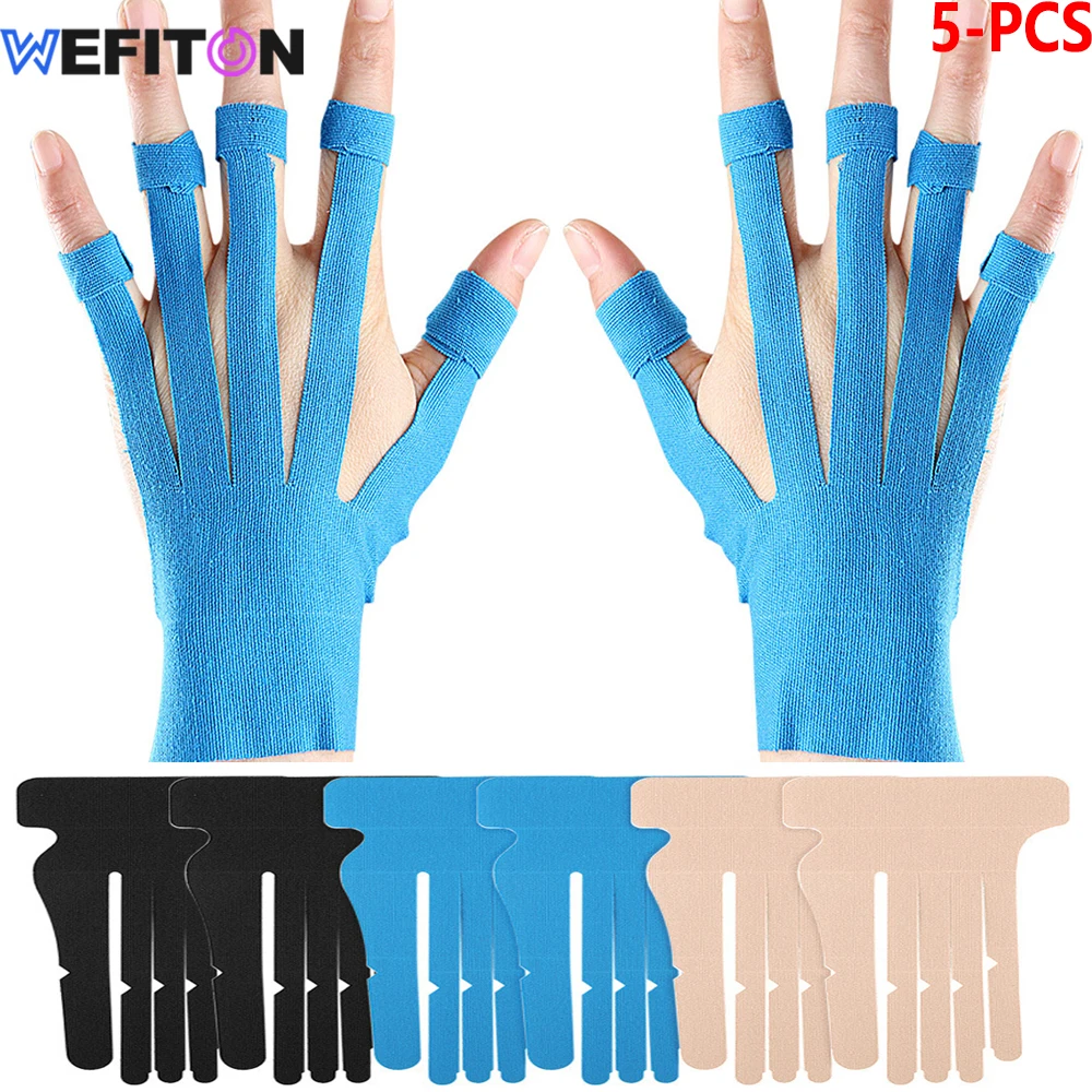 5 Stück Kinesiologie-Tape - Handgelenkstütze für Karpaltunnelsyndrom, Wasserdichtes Atmungsaktives Sporttape, Latexfrei