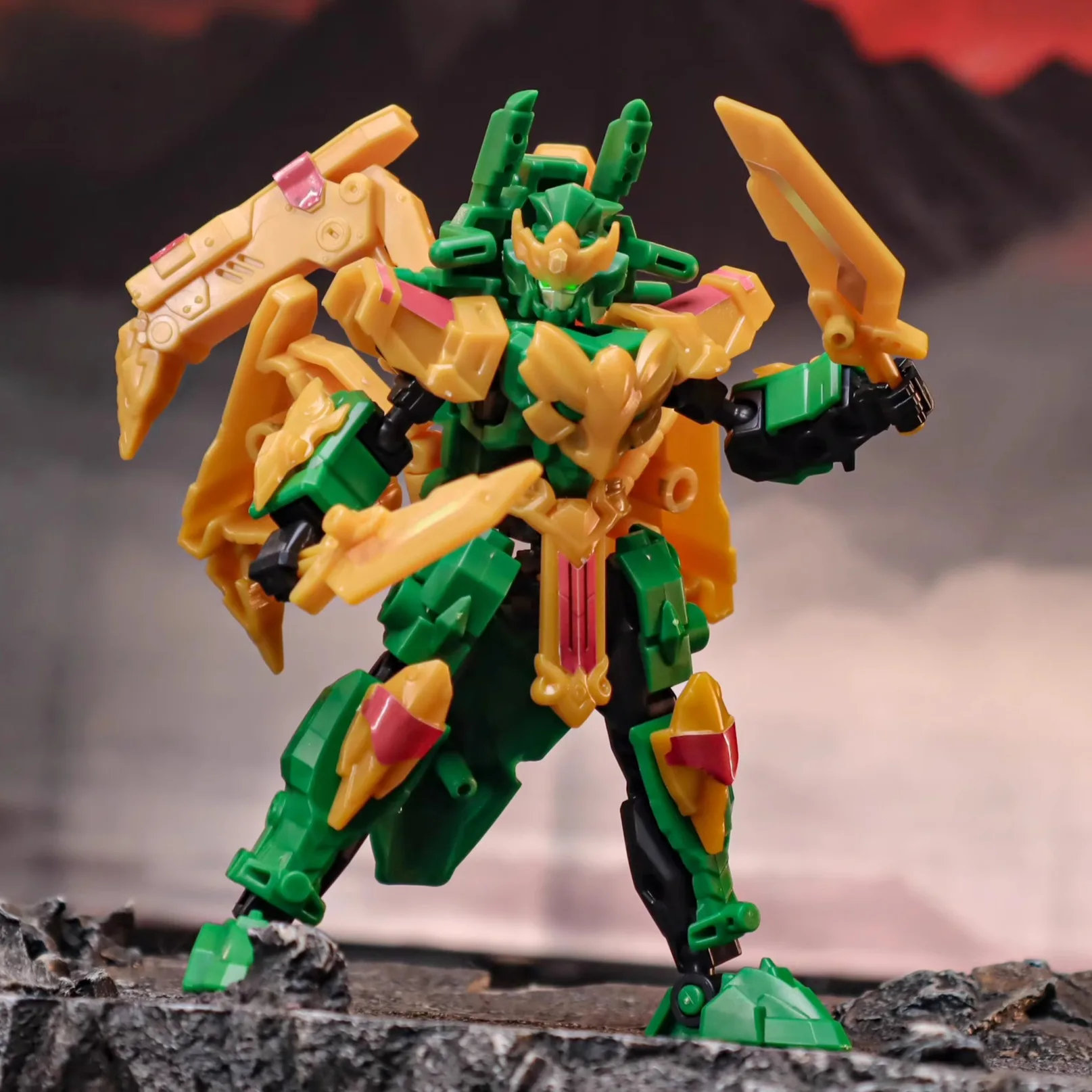 

Chinese Mecha Soul 2nd Bullet Dongzhuo Three Kingdoms Transformable Combined Infinite Assembly Model, ABS, Senior Collectors