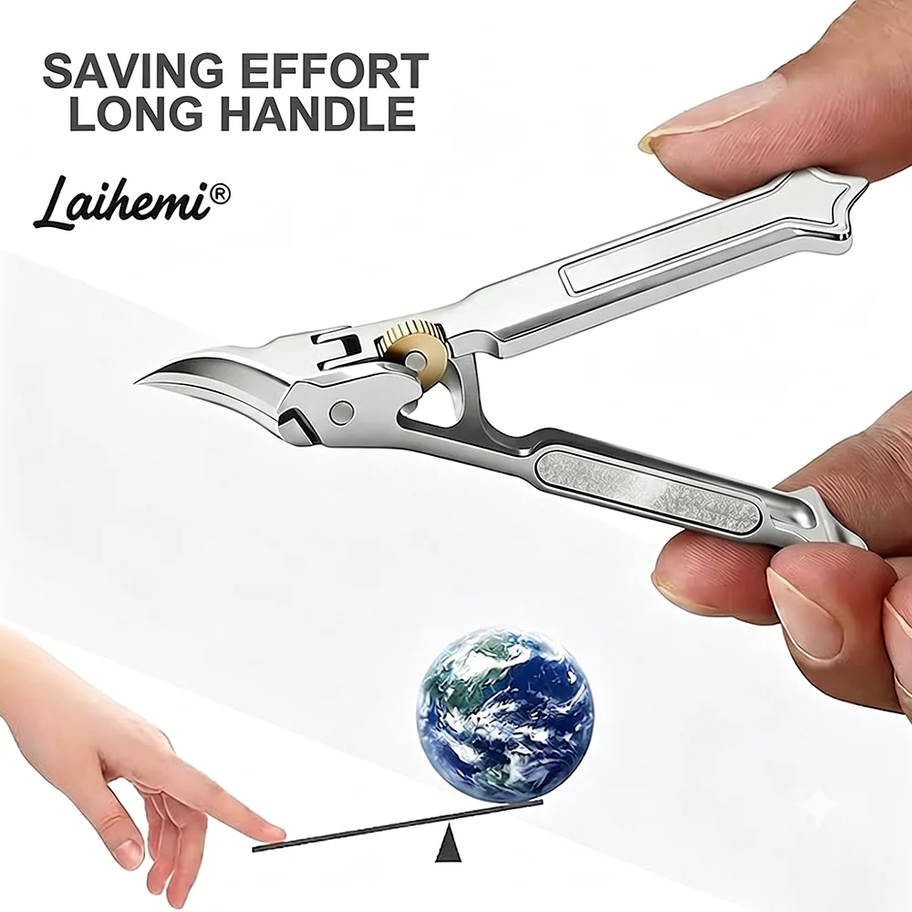 Brand New Upgraded Nail Clippers, Equipped with a Nail File and Gear Lock, Suitable for Thick Nails and Ingrown Nails