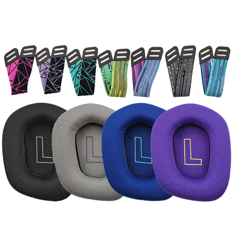 Ear Pads Headband For Logitech G733 Headphones Replacement Cotton Pad Foam Ear Cushion High Quality Fit Perfectly 6.16