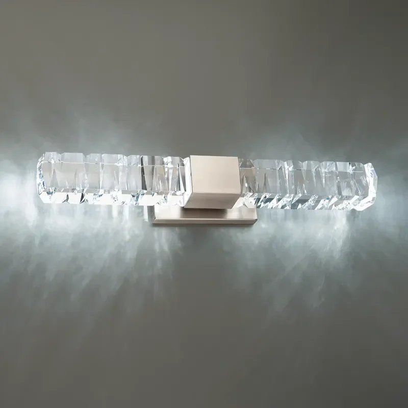 Modern LED Sconce Gold Crystal Vintage Design New Square Wall Bracket for Hotel Living Room Bedroom