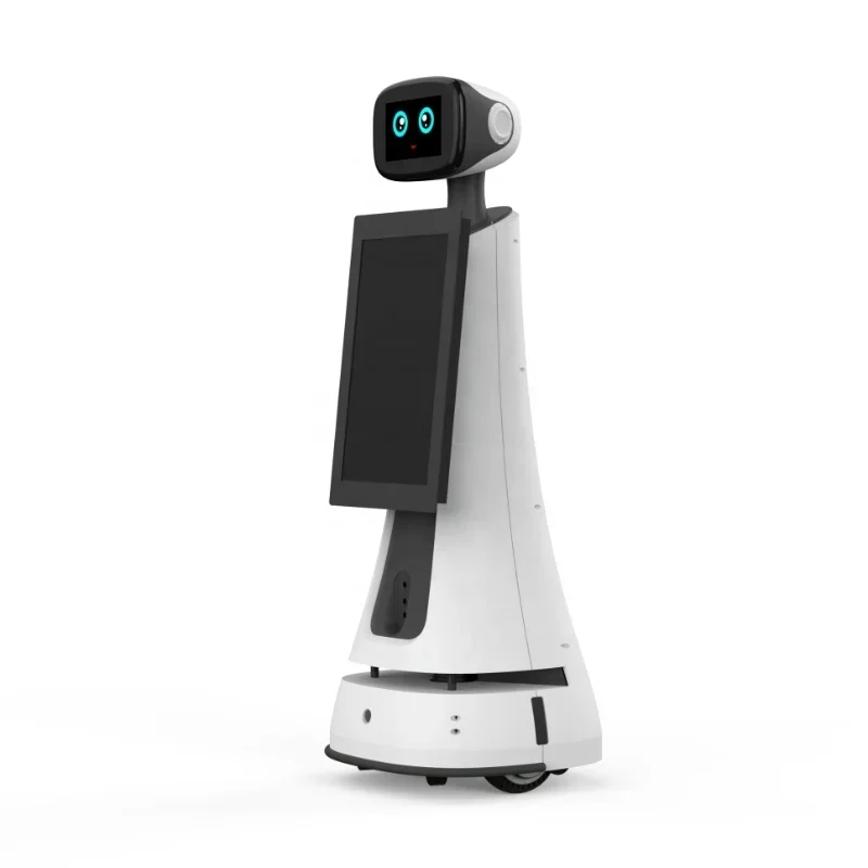 CPJbot Big Screen Programmable Ai Intelligence Humanoid Powered Cam era Robot With Slam Navigation Technology