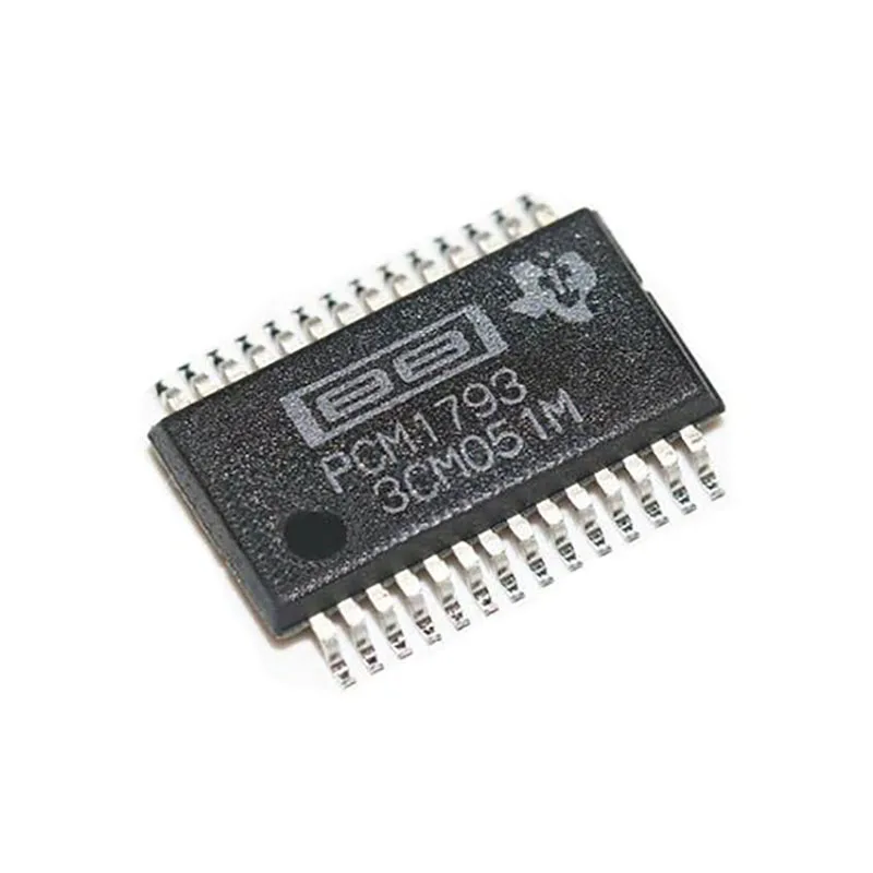 10Pcs/Lot PCM1793 100% Original PCM1793DBR SSOP-28 21+ Audio D/A Converter ICs 24-Bit 192kHz Smplng Adv Stg Stereo DAC