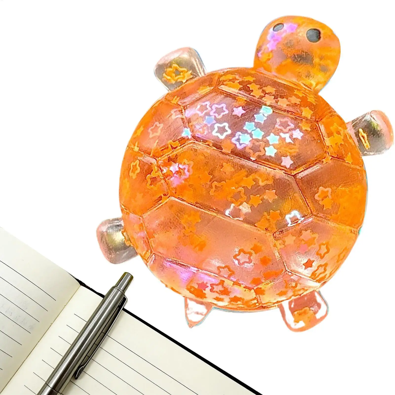 Sensory Squeeze Toy Glitter Turtle Slow Rise Ball Sensory Toy For Home School Classroom Dorm College Travel Road Trip Holiday