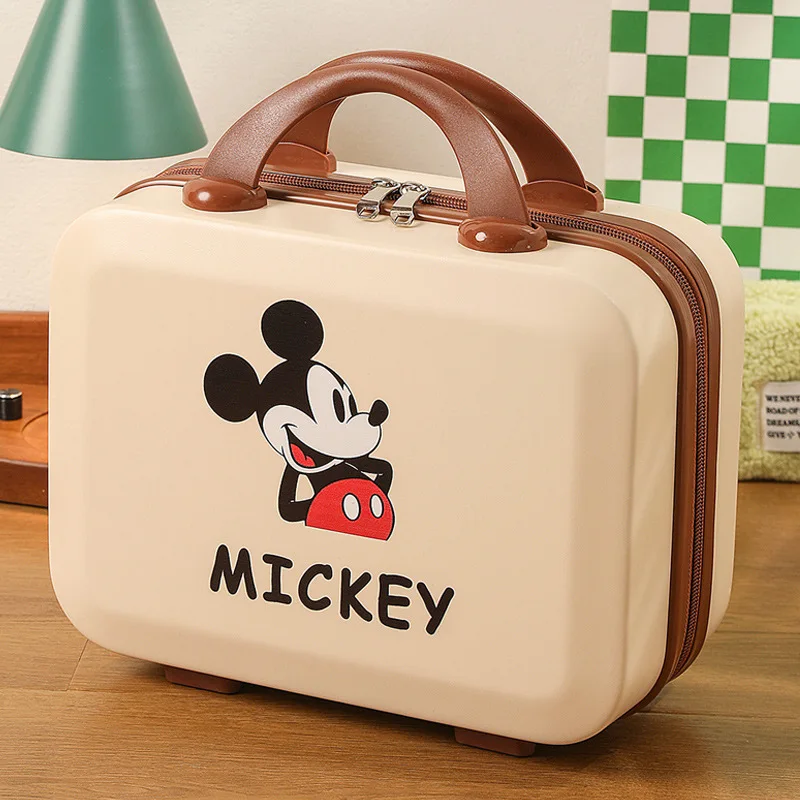 Disney Mickey Minnie 8141 Fashion Anime Cosmetic Bag Handbag Storage Makeup Bags Girl Child Birthday Gift