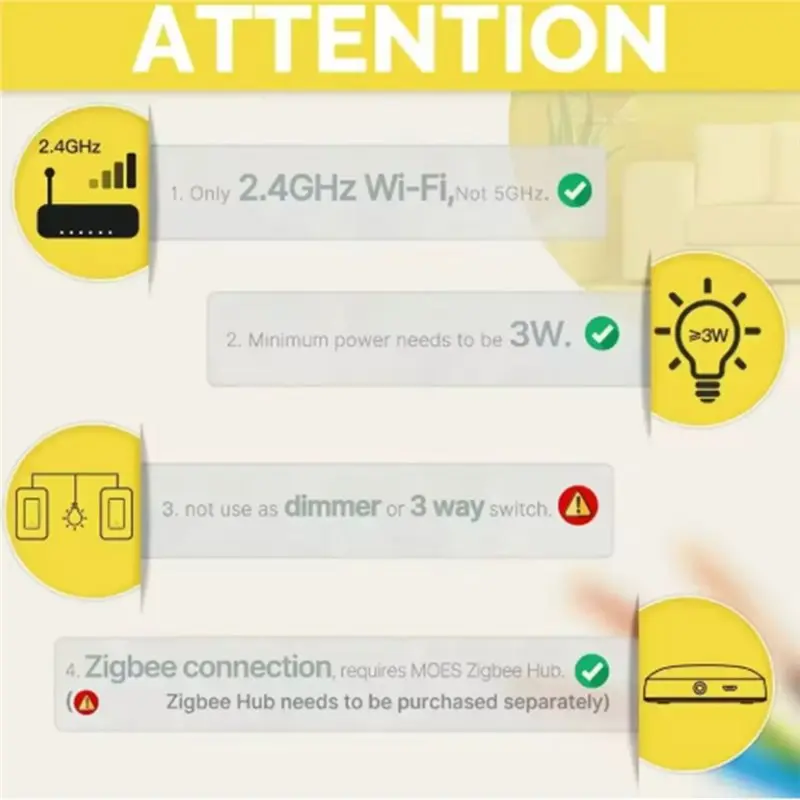 

ABRU-Wifi Tuya Smart Switch US Version Outgoing Ground Neutral Wire App Remote Control Work For Alexa Google Home US Plug
