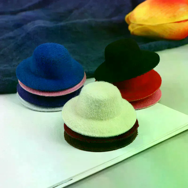 5pc 1:12 Dollhouse Miniature Hat Mini Dolls Hat Dolls House Accessories For Kids Creative Play