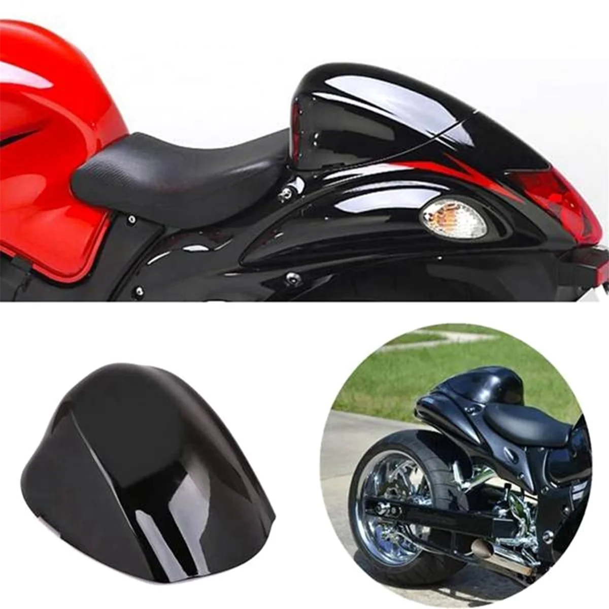 

Задняя крышка мотоцикла, задний горб, чехол на заднее сиденье, обтекатель для Suzuki GSXR1300 GSXR 1300 Hayabusa 2008-2018, черный