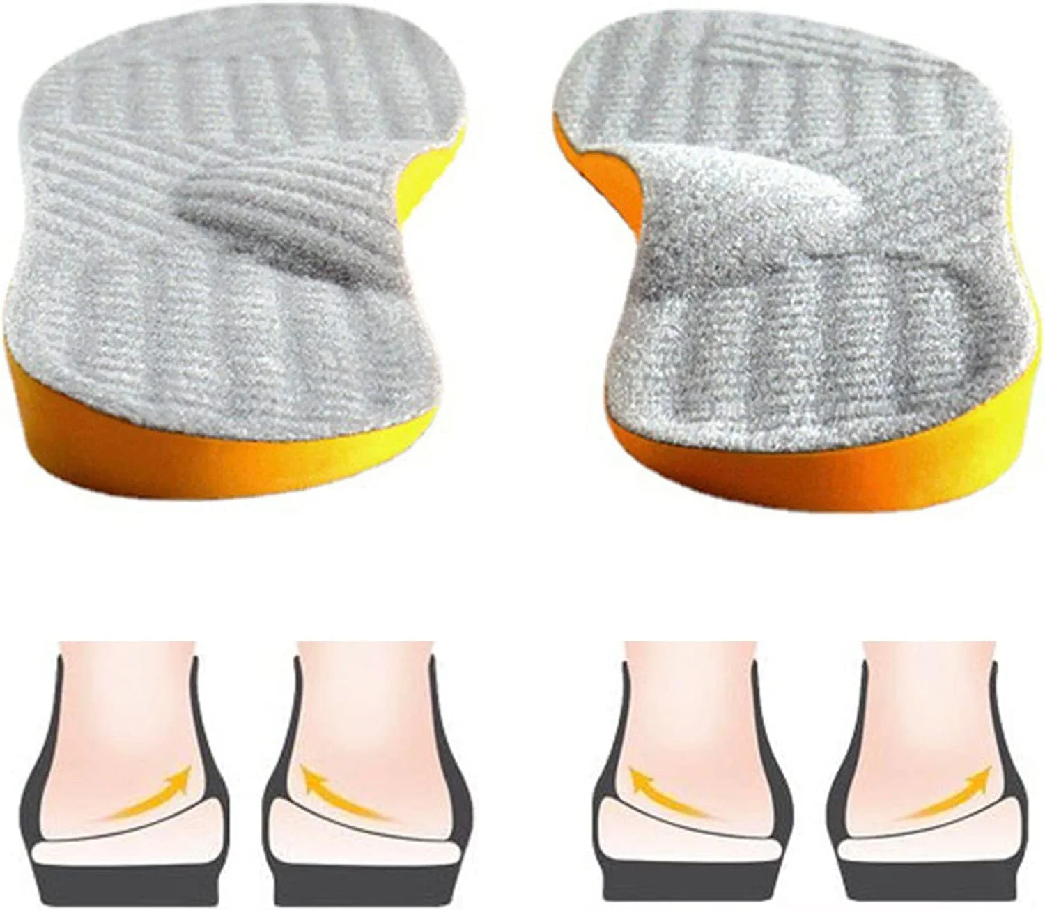 Arch Support Flat Feet Corrector Insoles for Shoes Men Women Children  O/X Type Legs  Orthopedic Foot Insoles Sport Shoe Pads