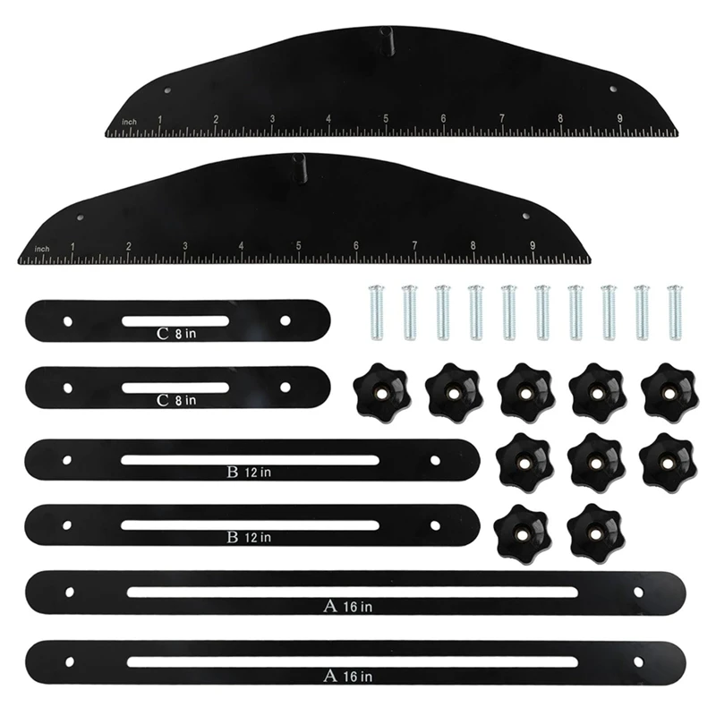 

Stair Treads Gauge Template Tool,Stair Measuring Ruler Set,Shelf Layout Tool For Stairs,Risers,Shelf And Cutting Drywall