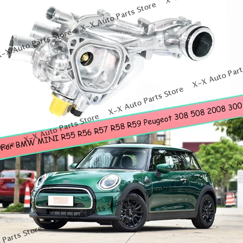 

11537534521 11538699290 For BMW MINI R55 R56 R57 R58 R59 Peugeot 308 508 2008 300 Auto Parts Engine Coolant Thermostat