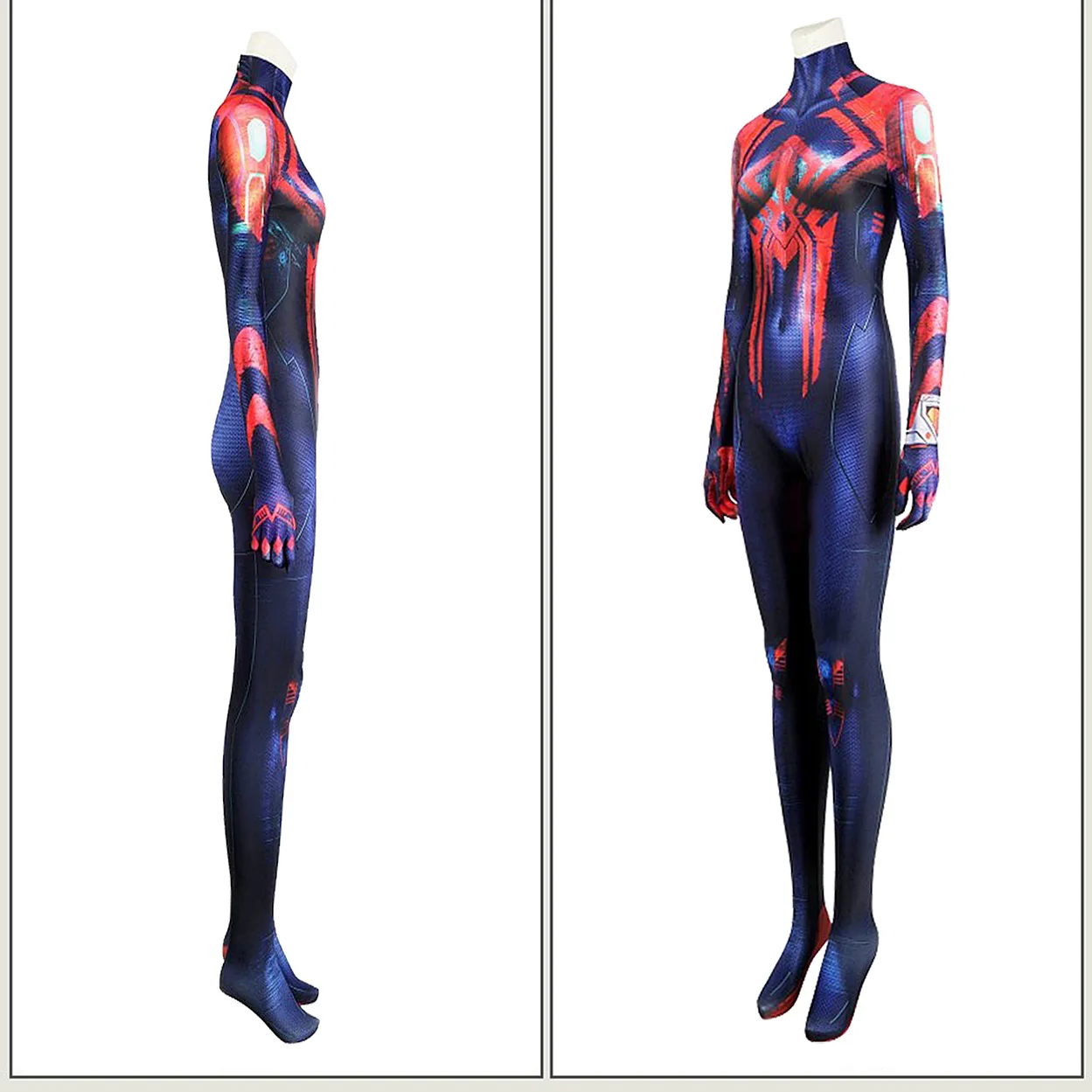 Miguel O'Hara Jumpsuit Cosplay Costumes Anime Character Halloween Party Costume Performance Clothes for Adults view 3