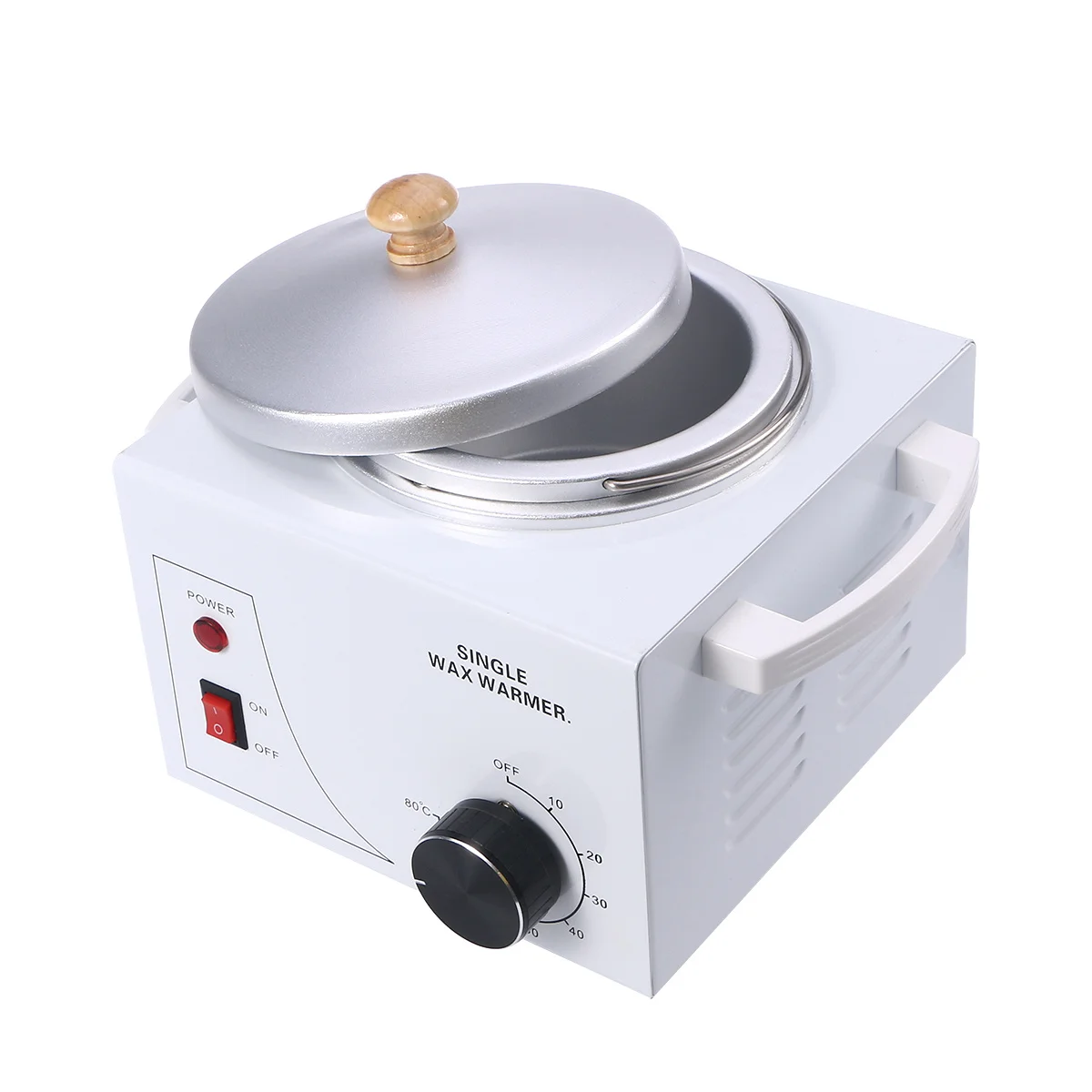 Chauffe-cire à Pot unique pour Salon professionnel, grand chauffe-cire épilatoire, contrôle de la température réglable, Pot en aluminium amovible